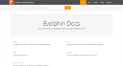 Desktop Screenshot of docs.evolphin.com