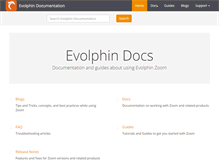 Tablet Screenshot of docs.evolphin.com